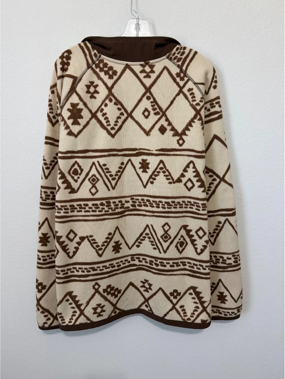 The North Face 1/4 Zip Gordon Lyons Pullover Shirt Aztec Print Men's Size XXL